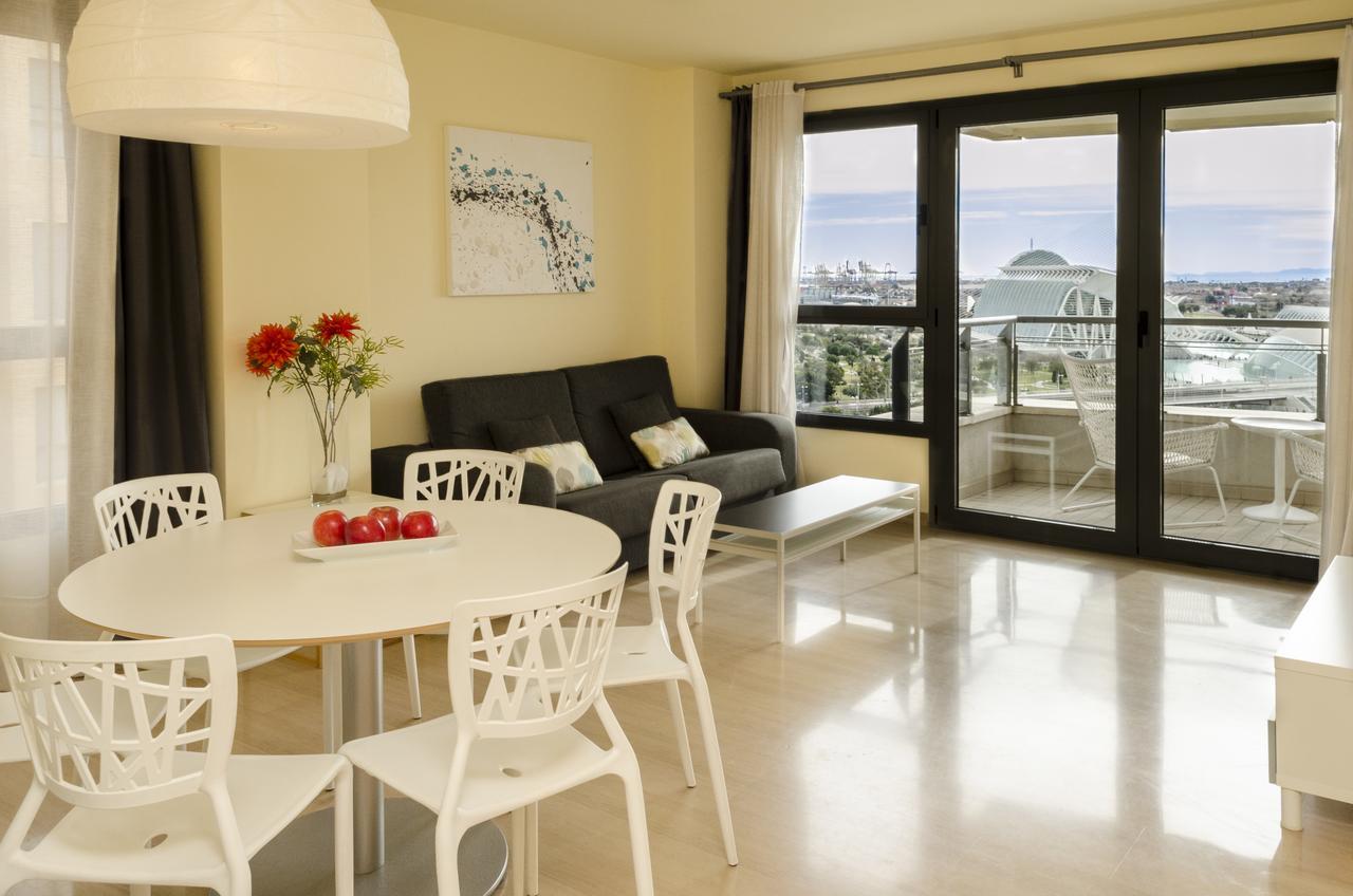 Ferienwohnung Apartup Blue Opera View Valencia Exterior foto
